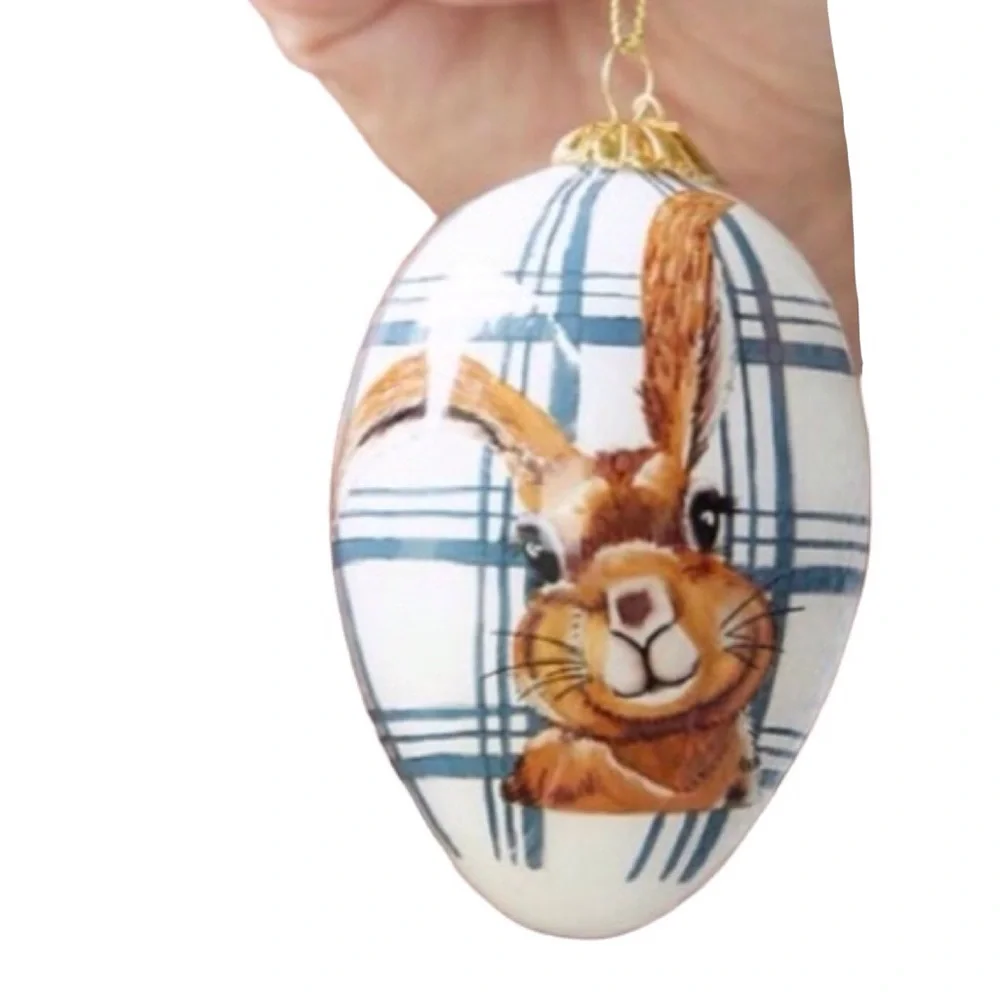 Pier 1 Li Bien “Easter 2020” Glass Egg Easter Ornament (NWT)